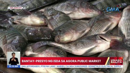 Bantay-presyo ng isda sa Agora Public Market | UB