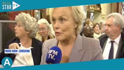 Muriel Robin réagit pour la première fois à l'affaire Pierre Palmade : « J'espère que la justice… »