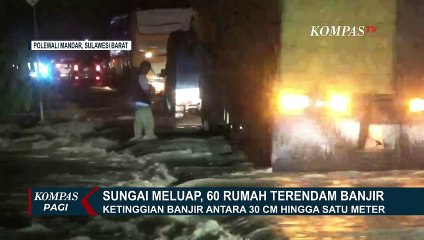 Sungai Binuang Meluap, Banjir dengan Ketinggian 30 Cm Hingga 1 Meter Rendam 60 Rumah Warga!