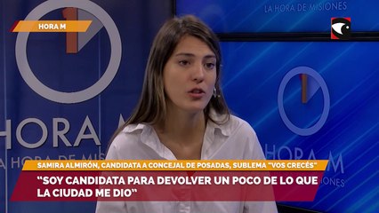 Samira Almirón encabeza la lista de concejales de Fernando Meza, por el sublema “Vos crecés”