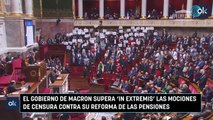 El Gobierno de Macron supera ‘in extremis’ las mociones de censura contra su reforma de las pensiones