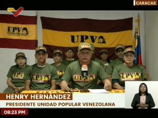 Partido UPV ratifica su apoyo en la lucha contra la corrupción y la malversación de fondos