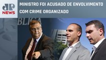 Flávio Dino aciona STF contra Eduardo e Flávio Bolsonaro por disseminação de fake news