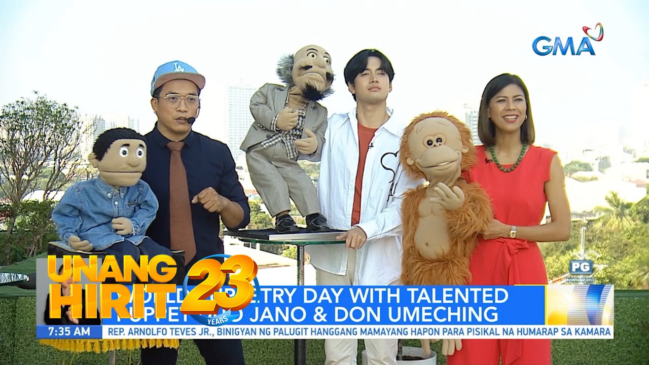 World Puppetry Day with ventriloquist Arnold Cornejo and Jano the ...