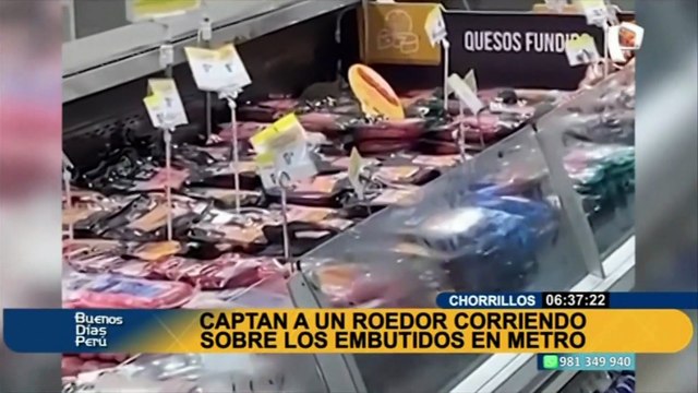Chorrillos: cliente capta a roedor corriendo sobre embutidos en Metro