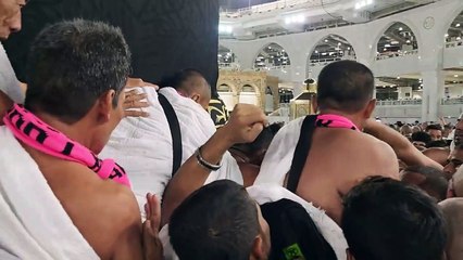 Umrah  Hajar Aswad Allahu Akbar Makka Masjid Haram