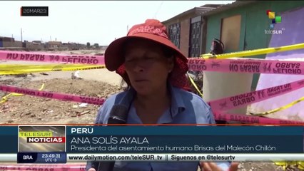 Perú: Damnificados por la crecida del río Chillón exigen el apoyo de las autoridades