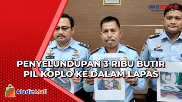 Pelaku Gunakan Jaket Ojol, 3 Ribu Butir Pil Koplo Diselundupkan ke Dalam Lapas Kediri