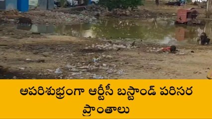 వికారాబాద్: అపరిశుభ్రంగా ఆర్టీసీ బస్టాండ్ పరిసర ప్రాంతాలు