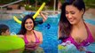 Shweta Tiwari looks sizzling hot in swimming pool in pink top || Shweta Tiwari viral video |