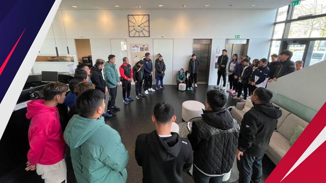 Momen Tim Bulu Tangkis Indonesia Doa Bersama untuk Syabda Jelang Swiss Open 2023