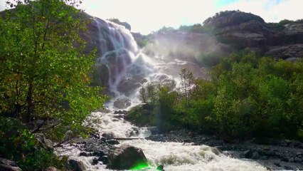 Soothing Mountain River Sounds for Sleep and Meditation