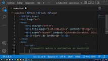 Convertir metros a centímetros en JavaScript