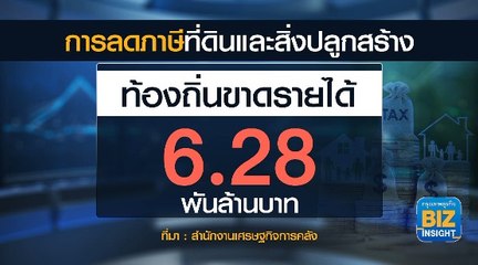 ลดภาษีที่ดิน 15% รายได้ท้องถิ่น ‘หด’ 6.2 พันล้าน