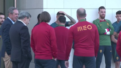 Ronaldo trains with Martinez’s Portugal squad