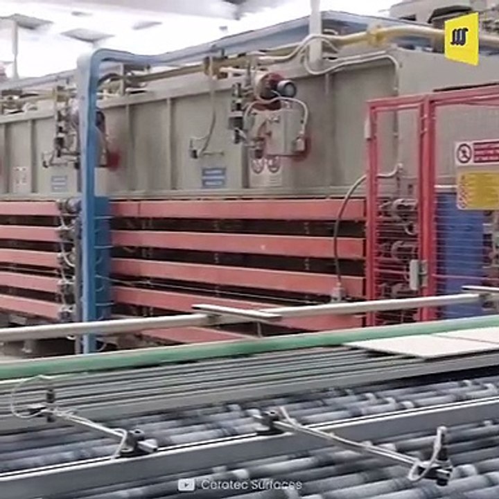 Ceramic tiles manufacturing process