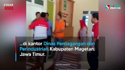 Diduga Istrinya Selingkuh dengan Kepala Dinas, Anggota TNI Ngamuk di Kantor Disperindag