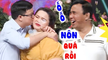 Vừa gặp cô nàng MŨM MĨM chàng trai NHÀO VÔ ĐỂ... tới tấp khiến MC Quyền Linh CƯỜI XỈU hối hẹn hò gấp