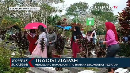 Menjelang Ramadhan TPU Ciandam Banyak Dikunjungi Peziarah