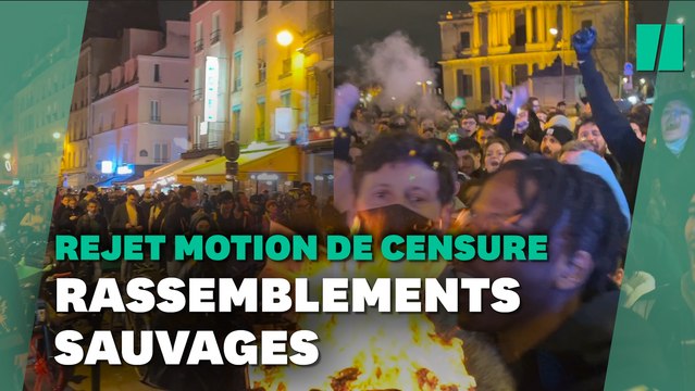 Réforme des retraites : une contestation tendue à Paris après le rejet de la motion de censure