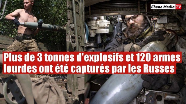 A Kherson et Zaporozhye, les Russes ont capturé 3 tonnes d'armes et d'explosifs de Kiev