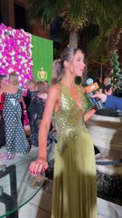 أنابيلا هلال في افتتاح خيمة حكايات بدبي