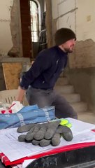 Pranking an Employee Using Concrete Powder