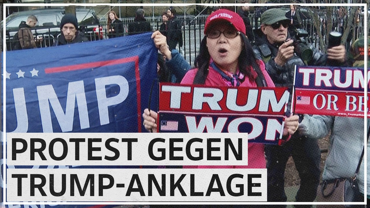 Erste Proteste: “Wenn ihr Trump verhaftet, gewinnt er”
