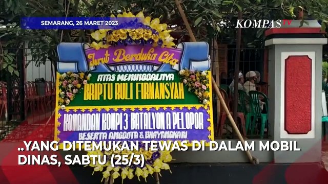 Suasana Rumah Duka Briptu RF, Ajudan Kapolda Gorontalo yang Tewas di Mobil Dinas