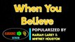 When You Believe - Mariah Carey & Whitney Houston | Karaoke Version