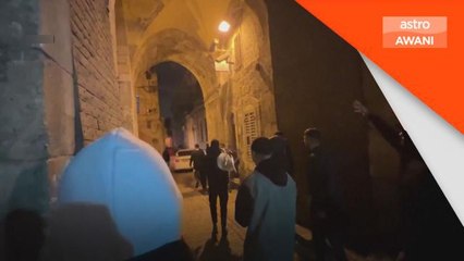 Umat Islam di Palestin diarahkan keluar oleh polis Israel