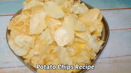 Crispy Aloo Chips Recipe | Potato Chips Recipe | मार्केट जैसे क्रिस्पी आलू चिप्स अब बनाएं घर पर |