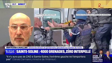 Sainte-Soline : "On est entrée dans un cycle de violence" déplore Bertrand Cavallier, général de division de gendarmerie