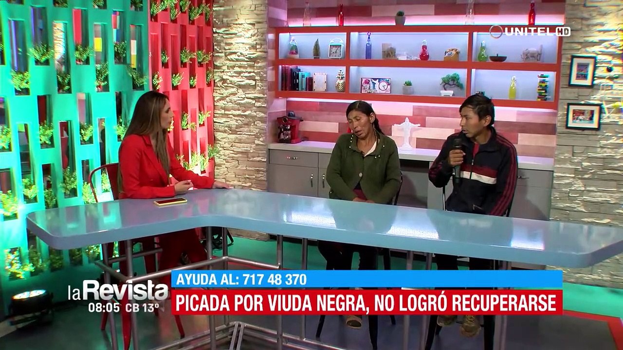 “Queremos que se mejore, ella es lo único que tenemos”, hijo de mujer picada por una viuda negra pide ayuda