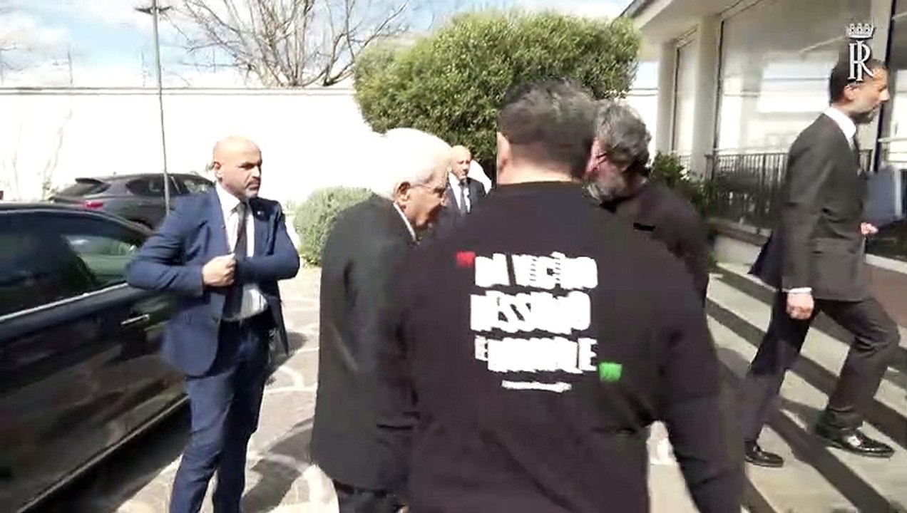 Mattarella a Casal di Principe, pranzo nella villa confiscata al clan dei Casalesi