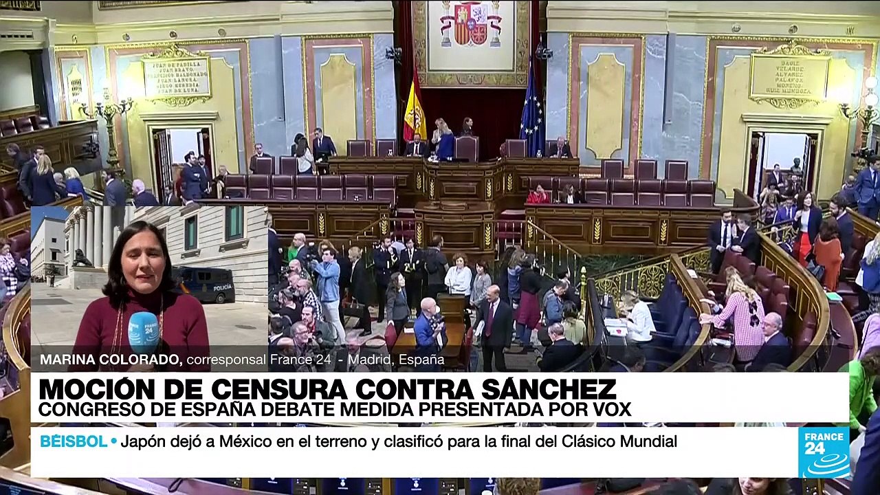 Informe desde Madrid: Partido Vox presenta propuesta de moción de censura contra Pedro Sánchez