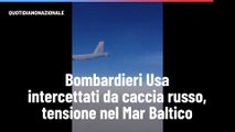 Bombardieri Usa intercettati da caccia russo, tensione nel Mar Baltico
