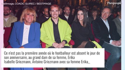 "Une fois encore, tu n'es pas là..." : Antoine Griezmann séparé de sa famille, le regret de sa femme Erika