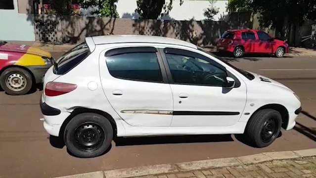 Acidente é registrado na Rua Mato Grosso esquina com a Voluntários da Pátria