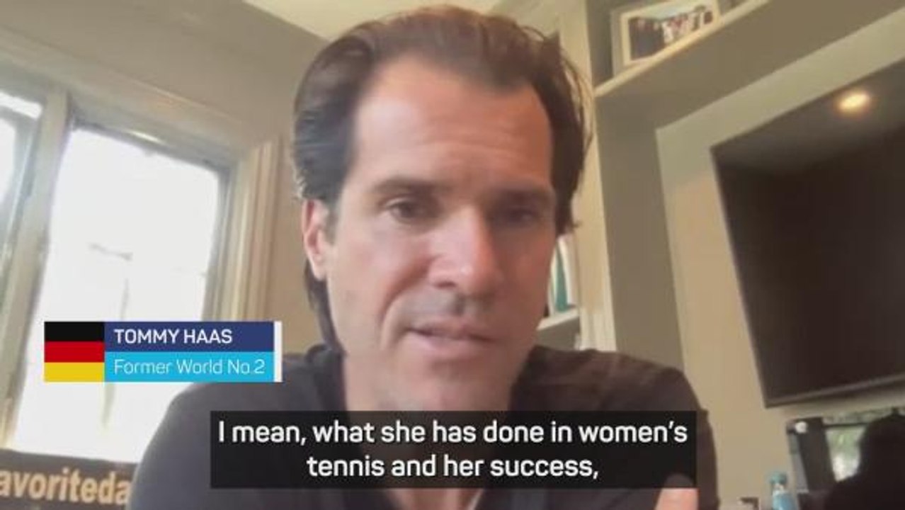 'She's still an icon on the tour' - Haas hails Navratilova
