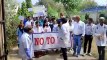 राइट टू हेल्थ बिल के विरोध में चिकित्सकों ने निकाली रैली,देखे वीडियो