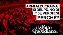 Armi all'Ucraina, sì del Pd, no di M5s, Verdi e SI. Perché? Segui la diretta di Peter Gomez