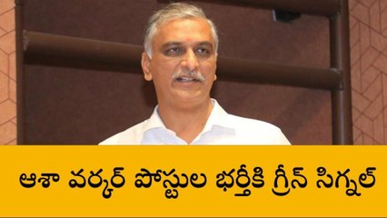హైదరాబాద్: నగరంలో 323 ఆశా పోస్టులకు గ్రీన్‌ సిగ్నల్‌