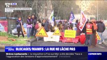 Retraites: les manifestations et les blocages continuent partout en France