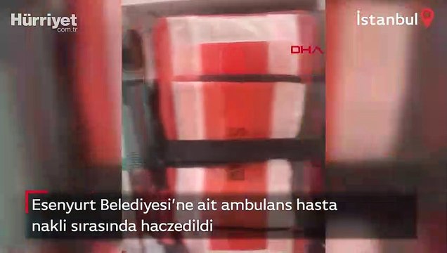 Ambulans, hasta nakli sırasında haczedildi