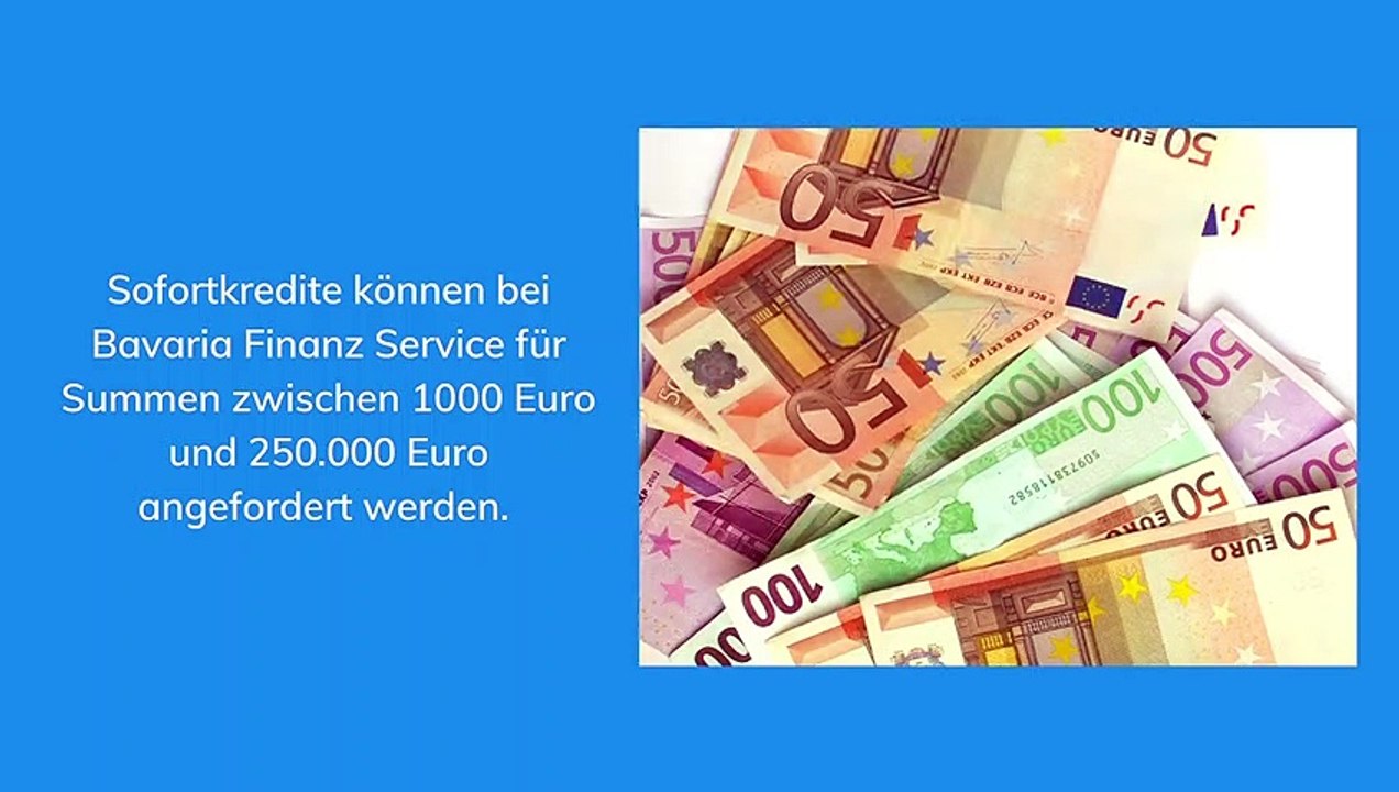 Bavaria Finanz Service: Der Anbieter für günstige Sofortkredite