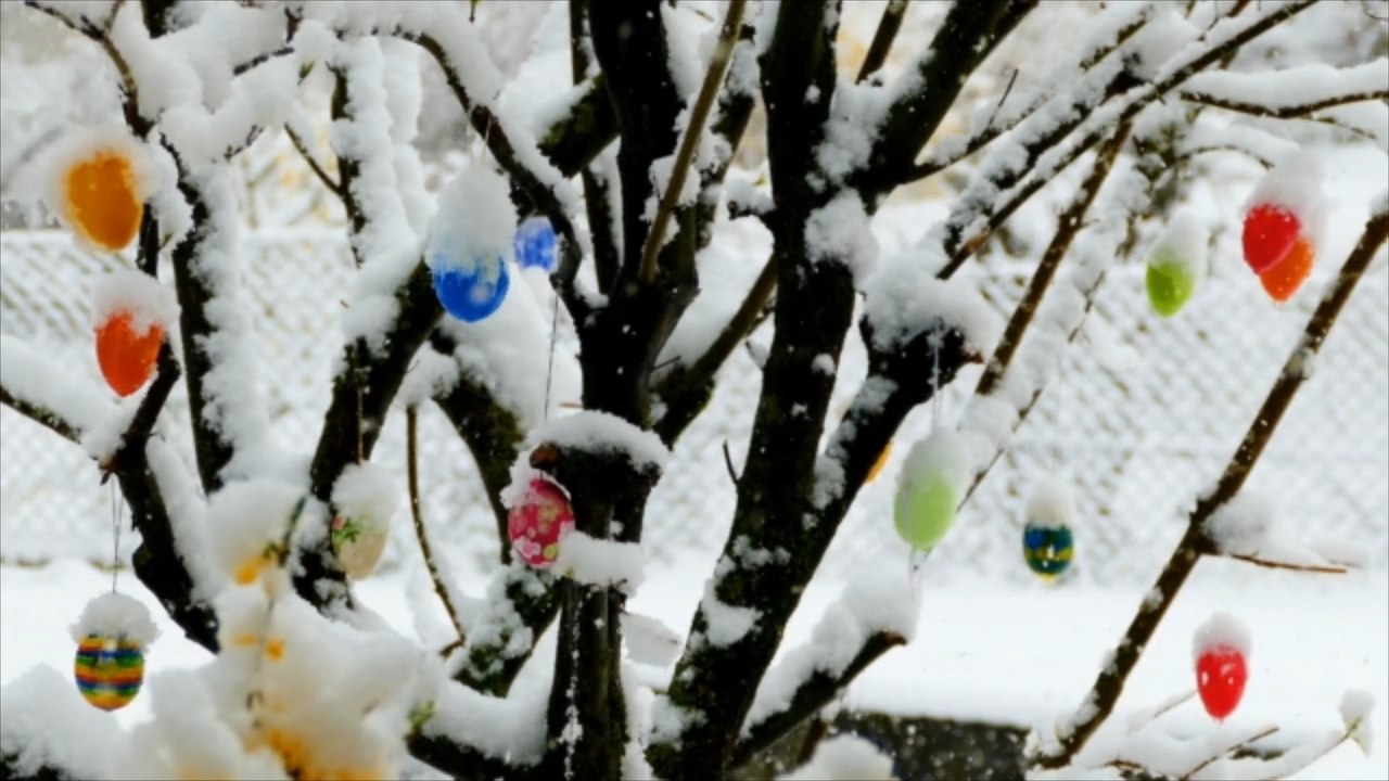 Wetter an ostern: schmuddelwetter mit schnee
