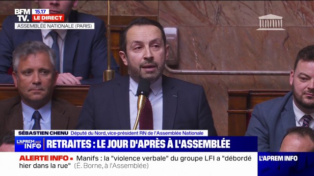 Sébastien Chenu (RN) sur les retraites: Vous avez tout raté