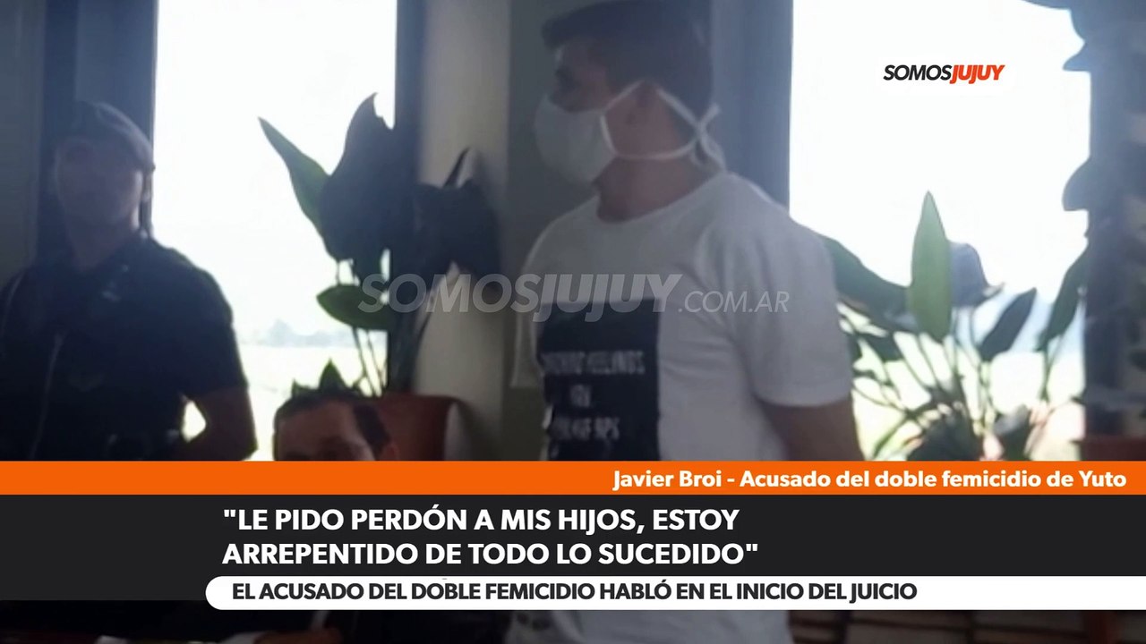 Habló el acusado del doble femicidio de Yuto: "Le pido perdón a mis hijos"