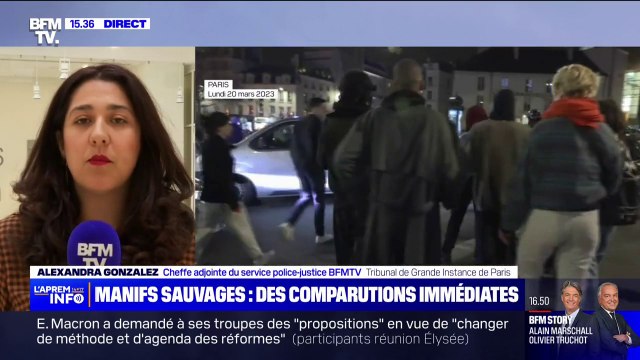Je me suis fait arrêter, on m'a prise, on m'a étranglée contre le café : cette victime présumée de violences policières raconte ce qui lui est arrivé lors de la manifestation de samedi soir à Paris
